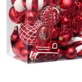 thumbnail image 3 of 65x Decoraciones para árboles de Navidad Bolas para árboles de Navidad Adornos Colgantes Adornos navideños para Centro Comercial Restaurante año Nuevo rojo, 3 of 8