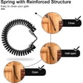 thumbnail image 3 of Fence Gate Spring Self Closing and Adjustable for Wooden or Vinyl Fence, Carbon Steel, Black, 3 of 4