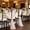D, variant on Chiffon Chair Back Decoration Sash, Two-Tone Gradient Wedding Banquet Chair Drape, Event Party Backdrop Accessory, 98.5 inches