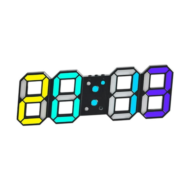 Reloj de pared led 3d sale