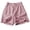 Pink, variant on Womens Wide Leg Linen Shorts Summer Casual Loose Pleated Elastic High Waisted Bermuda Shorts White,M