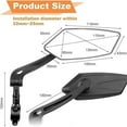 thumbnail image 3 of Bicycle Rearview Mirror, 360-Degree Adjustable Rotating Handlebar Safety Mirror, Cycling Accessory for Road Mountain Commuter E-Bike Scooter, 3 of 3