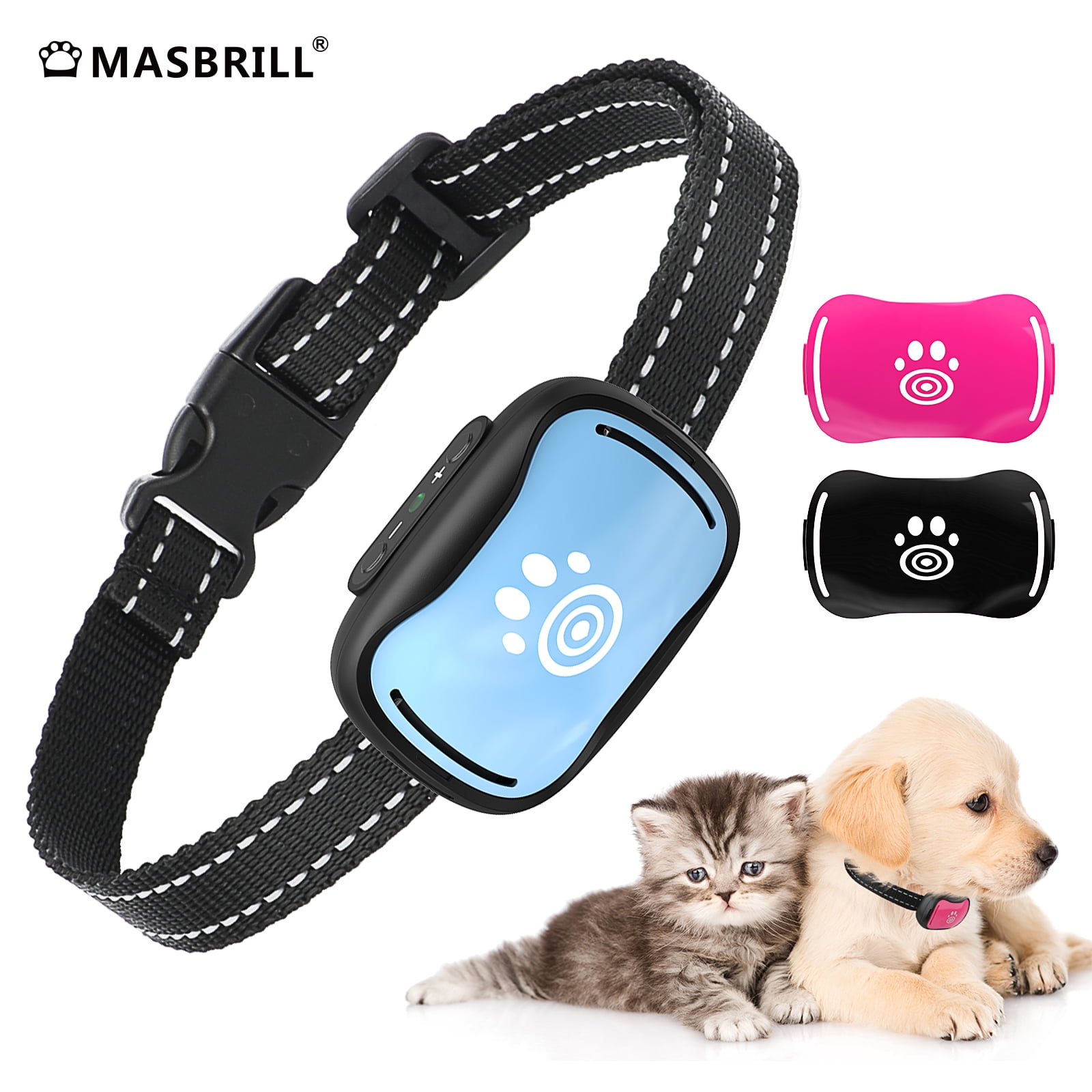 MASBRILL Small Dog Bark Collar Smallest Anti Barking Collar for Small Medium Dogs Small Most