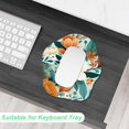 thumbnail image 3 of ERDS-Small Mouse Pad 6.5 x 7 Inch, Takes up Wrist and Mouse Space, Waterproof Compact Mini Mouse Mat for Laptop Computer Wireless Mouse Keyboard Home Office Travel,Flower, 3 of 4