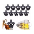 thumbnail image 1 of Juego De Destapador De Cerveza Montado En La Pared 10 Pzas Negro, 1 of 4