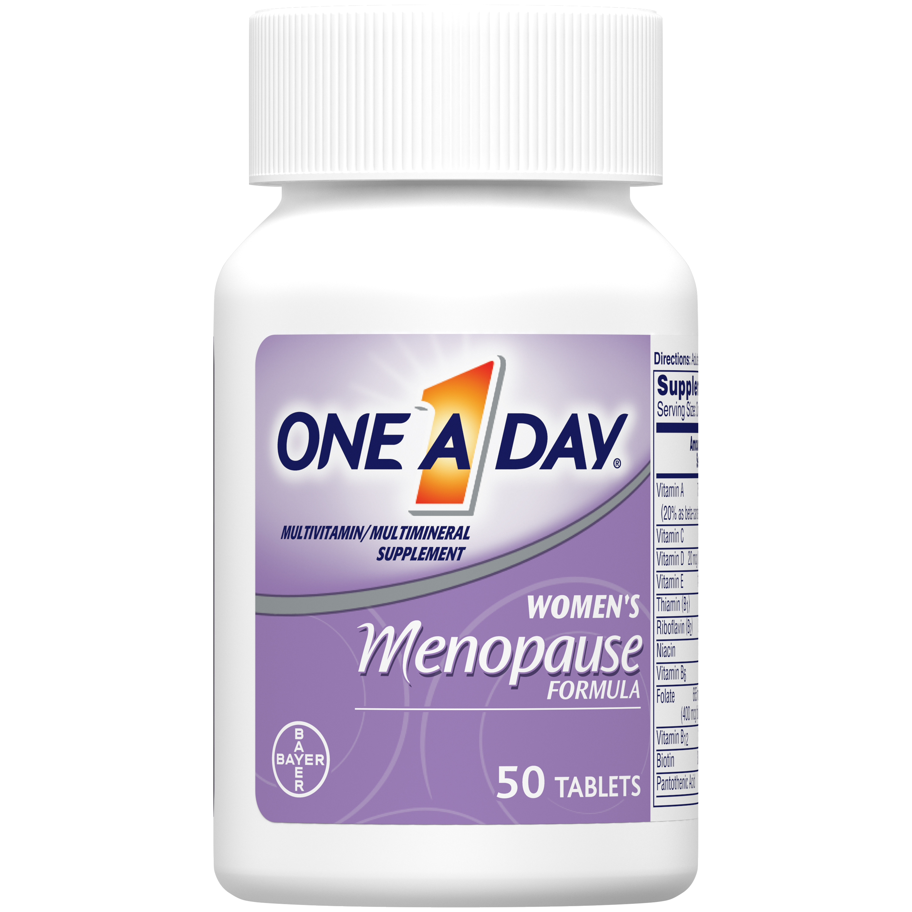 One A Day Women's Menopause Formula Multivitamin Tablets, 50 Count - image 4 of 10