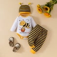 thumbnail image 3 of WIBACKER Newborn Infant Baby Boy Clothes Fall Winter Outfits Cartoons Outfit Toddler Baby Boy Clothes Set, 3 of 11