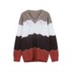 thumbnail image 4 of Puntoco Suéter Mujer Botón Manga larga Tejer Sudadera Jersey tops Blusa Camisa Cuello alto Suéter a juego Liquidación de Navidad Puntoco Puntoco-4327, 4 of 6