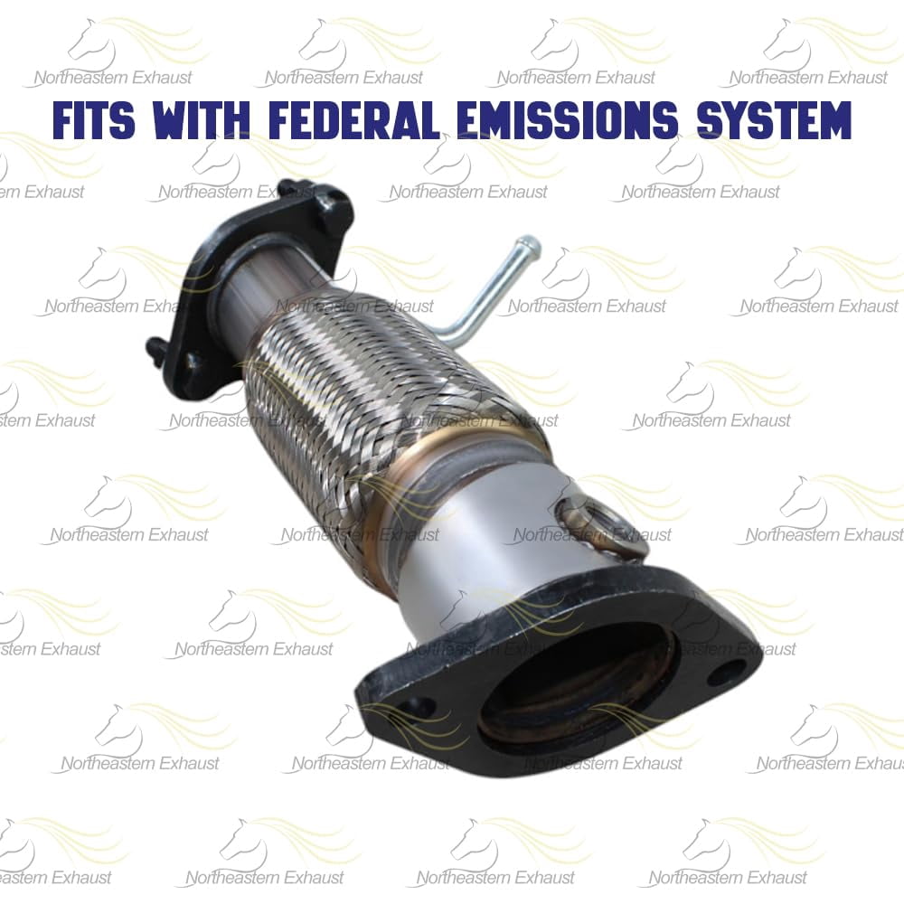 Stainless Steel Exhaust Front Flex Pipe Fits for 2010-2013 Kia Forte Koup 2.0L & 2.4L - Direct Fit