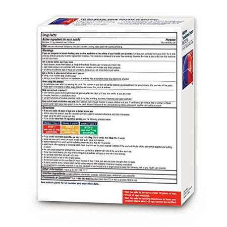 Habitrol Nicotine Transdermal System Patch | Stop Smoking Aid | Step 1 (21 mg) | 28 Patches (4 Week Kit)