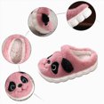 thumbnail image 7 of Cdudpw Kids Slippers Soft Fluffy House Shoes for Girls Boys Non-Slip Rubber Sole Cozy Fleece Slides Indoor Outdoor(W228-Watermelon Red), 7 of 7