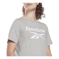 thumbnail image 4 of Playera Deportiva Mujer Dama Reebok Entrenamiento Big Logo gris XS, 4 of 8