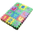 thumbnail image 2 of Mat 36Pcs Foam Floor Mat DIY Cartoon Numbers Letters Educational Puzzle Mats Children Crawling Puzzle Tiles, 2 of 8