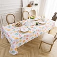thumbnail image 4 of Easter Eggs Tablecloth,Bunny Colorful Eggs Printed Table Clothes Rectangle,Spill Proof Washable Reusable Table Cover Dining Decorative for Spring Holiday Home Party 60x102 Inch, 4 of 6