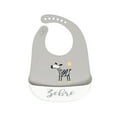 thumbnail image 2 of Quinlirra Silicone Baby Bibs for Boys Girls, Waterproof Toddler Bibs, Unisex Baby Bibs for Eating, BPA Free, Soft Cute Silicone Bibs with Large Food Catcher-B&9.05*12.2inch, 2 of 8