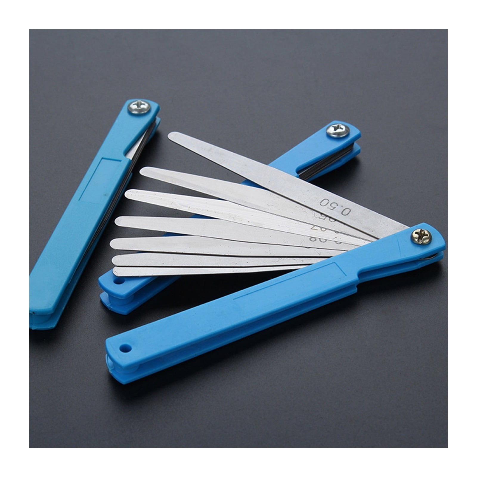 Measurement Height Limit Gauge Tools 17 Blade Thickness Tappet Valve Feeler Gauge Set Gap Filler Measuring Ruler Tool ,Easy to Use