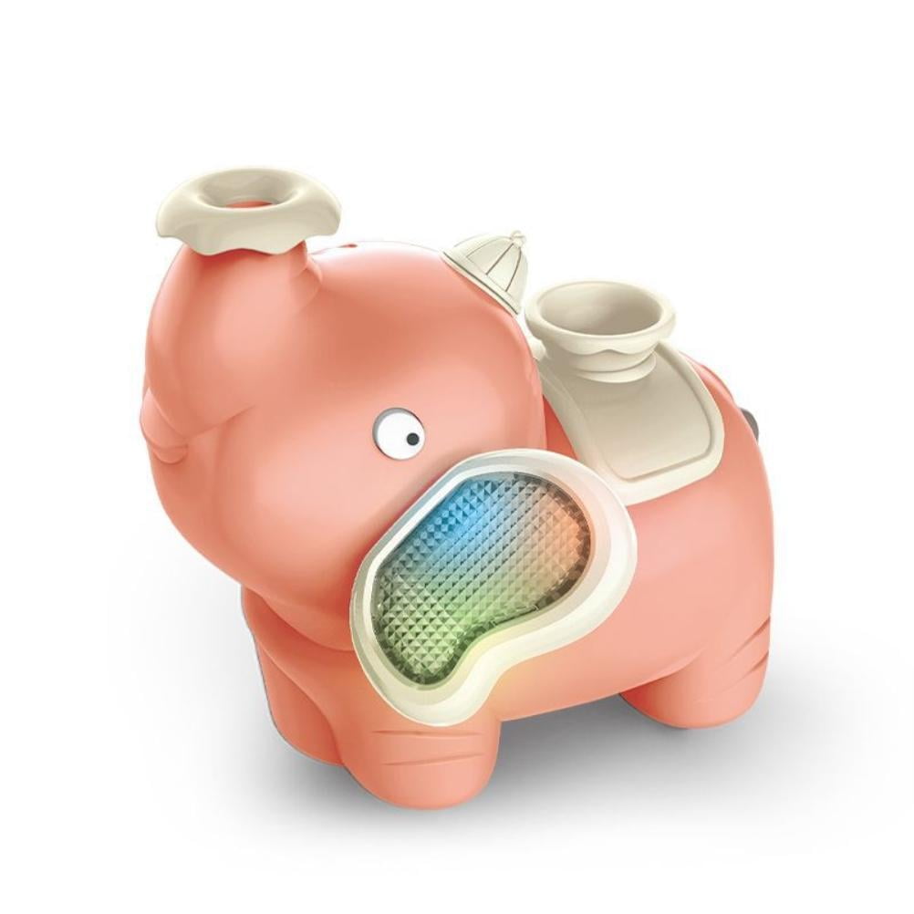 Blowing Ball Spray Elephant Toy Walking Elephant Toy with Music and