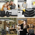 thumbnail image 6 of DAKOMM Packing Cubes 9 Sets, Travel Luggage Organizer Set with Hanging Toiletry Bag & Shoe Bag, Mesh Suitcase Essentials, Vacation Storage for Men Women, Black, 6 of 8