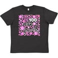 thumbnail image 3 of Inktastic 100 Days of School Stars in Pink Youth T-Shirt, 3 of 5