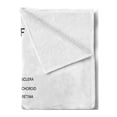 thumbnail image 2 of Eye Chart Soft Flannel Fleece Throw Blanket, Anatomy of an Eye Composed with Parts Named, Cozy Plush for Indoor and Outdoor Use, 50" x 70", White Burnt Orange, by Ambesonne, 2 of 5