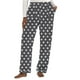 thumbnail image 2 of Puyaiuu Women's Pajama Pants With Pockets Flannel Pajama All kinds of Print Comfy Lounge Pant Fuzzy Sleep Bottoms with Pockets Gift, 2 of 5