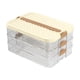 thumbnail image 2 of Almacenamiento y organización de cocina, organizadores y almacenamiento de armarios, caja de almacenamiento de alimentos para refrigerador con tapa, organizador de refrigerador de cocina de grado alim, 2 of 6