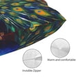 thumbnail image 5 of Salouo Peacocks Pattern Pillow Cases,1PC Pillow Covers with Envelope Closure Decorative Pillow Case for Bed Couch,Pillows Not Included-20"x30", 5 of 6