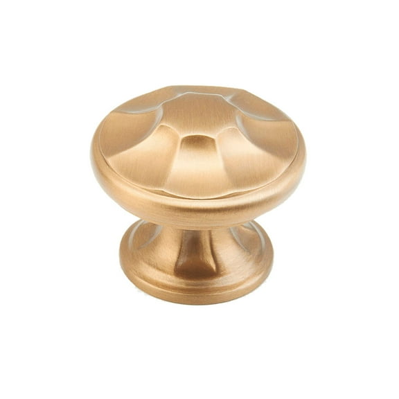 Schaub And Company 876 Empire 1-3/8" Decorative Round Fluted Cabinet Knob / Drawer Knob -