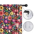 thumbnail image 4 of Blackout Kids Curtains,Pioneer Flower Floral Print Pattern Childrens Insulated Curtains Set Of 2,Bedroom Essentials,Toddler Room Decor 42"x54", 4 of 5