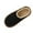 Black, variant on Women's Slippers Wide Width Plush Lined Warm Comfortable Solid Color Bedroom Cotton Slippers White
