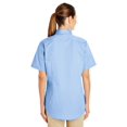 thumbnail image 2 of Harriton Chemise à Manches Courtes en Sergé 100 % Coton pour Femmes avec TéflonTM, 2 of 2