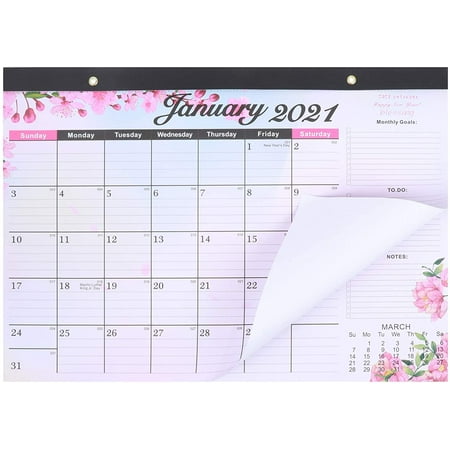 Bu 2022 Calendar 2021-2022 Floral Calendar Large Monthly De K Or Wall Calendar Planner,  Daily De K Wall Hanging Calendar For Home Office Bu Ine , 12 X 17 He (Style  2) | Walmart Canada