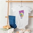 thumbnail image 4 of Urban Smurfette Queen Vibes Cartoon Bodysuit Jumper Girls Infant Baby Brisco Brands NB, 4 of 6