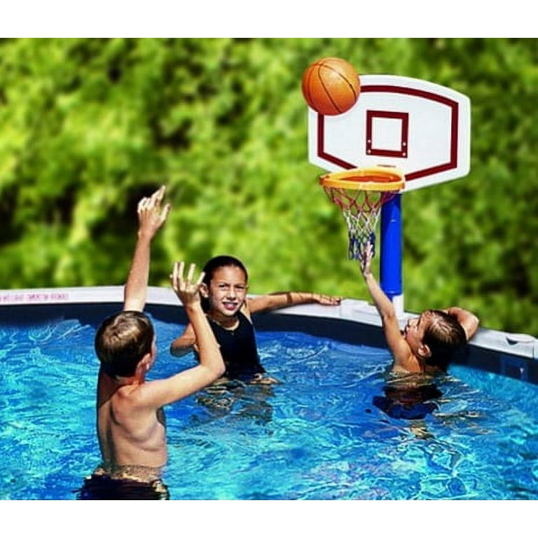 Swimline Jamming Basketball Game For Above Ground Pools White, One
