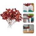 thumbnail image 4 of Miangastore 12pcs Artificial Berry Stems Christmas Berry Picks Decor Berries Branches Decorations, 4 of 8