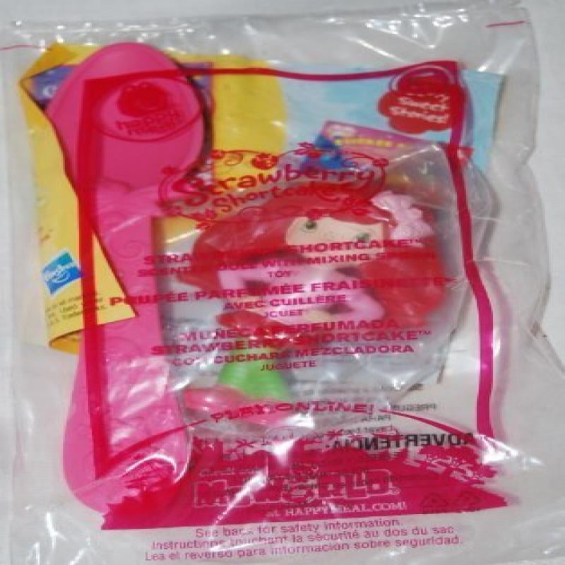 McDonalds 2010 Strawberry Shortcake Scented Doll and Mixing Spoon 5