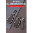 thumbnail image 3 of Key Fob Cover Compatible with Chevrolet Cruz Cavalier Trax Trailblazer 2010-2023 Keychain Case Holder Protector,Long-brown, 3 of 9