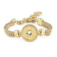 thumbnail image 2 of Bracelet Multi-Chaîne en Or Simulé Taille Standard SN95-69, 2 of 2