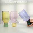 thumbnail image 5 of Multicolour Drink Glass Sweets Ice Cream Cup, Glass Dessert Cups For Parfait Fruit Salad or Pudding, 350MLstyle:style 1;, 5 of 5