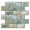 Retro Green, variant on DEWOO 10 Sheets Peel and Stick Tile Backsplash for Kitchen Wall Tile, Self Adhesive Brick Backsplash Subway Tiles Backsplash, Stick on Tiles Kitchen Backsplash(Retro Green,10.6"x10")