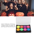 thumbnail image 4 of Face Body Paint Set, Quickly Drying Water Soluble 8 Colors High Saturation Face Body Makeup Paint Palette  for Holiday, 4 of 7
