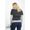 thumbnail image 4 of Aran Crossover Wrap 100% Premium Merino Wool Cable Sweater Made in Ireland, 4 of 6