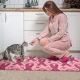thumbnail image 3 of Pink Breast Cancer and Love Kitchen Rugs Sets Of 2,Anti Fatigue Kitchen Mat Rugs Non Slip Washable,Decorative Kitchen Floor Mats for Kitchen,Sink,Laundry,17"x30"+17"x47", 3 of 7