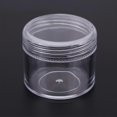 thumbnail image 2 of Clear Plastic Rectangular Jewelry and Bead Storage Box with 12 Small Round Jars (15g), 2 of 4