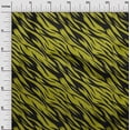 thumbnail image 2 of oneOone Polyester Lycra Lime Green Fabric Tiger Animal Skin Fabric For Sewing Printed Craft Fabric By The Yard 56 Inch Wide, 2 of 4