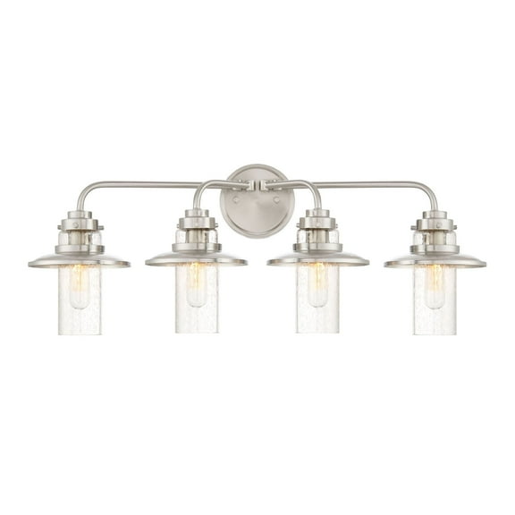 Designers Fountain Dover Satin Platinum 4 Light Bath, 91504-SP
