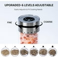 thumbnail image 3 of Electric Salt and Pepper Grinder Set - Rechargeable with LED Light, Large Capacity Stainless Steel Refillable Pepper Mill Set with 6 Adjustable Coarseness, 3 of 6