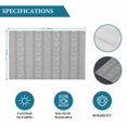 thumbnail image 6 of Gray Striped Placemats Set of 6, Modern Abstract Art Geometric Stripes Placemats for Dining Table, Place Mats for Kitchen Tabletop, Waterproof Wipeable Dining Table Mats Set, 6 of 9