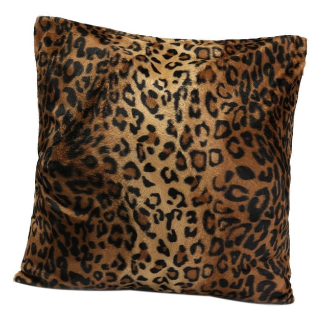 GUOOL Housse de Coussin Décorative Imprimé Zèbre Léopard pour la Maison