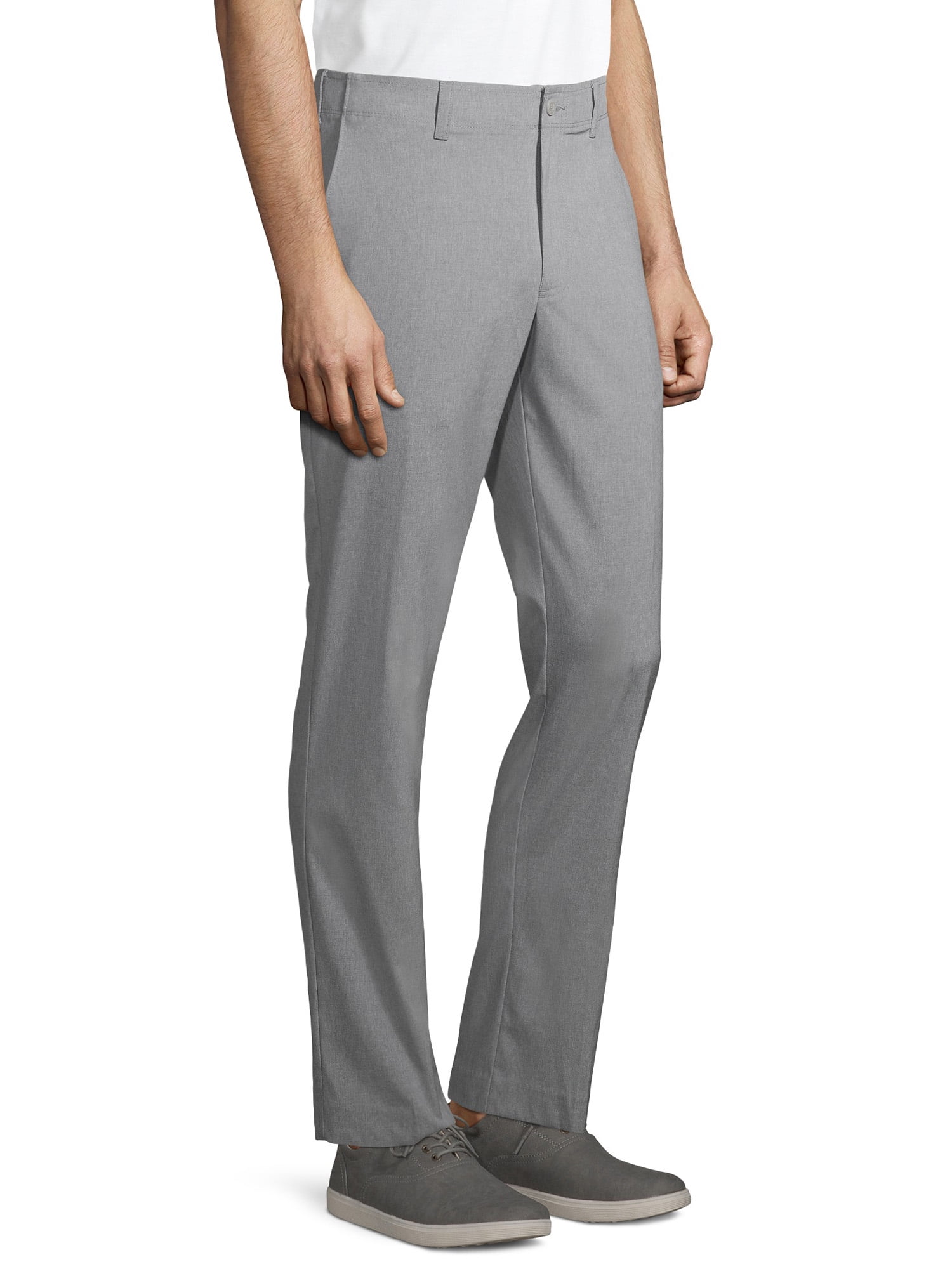 Ben Hogan Performance Men's Solid Active Flex Waistband 4-Way Stretch Flat-Front Golf Pant